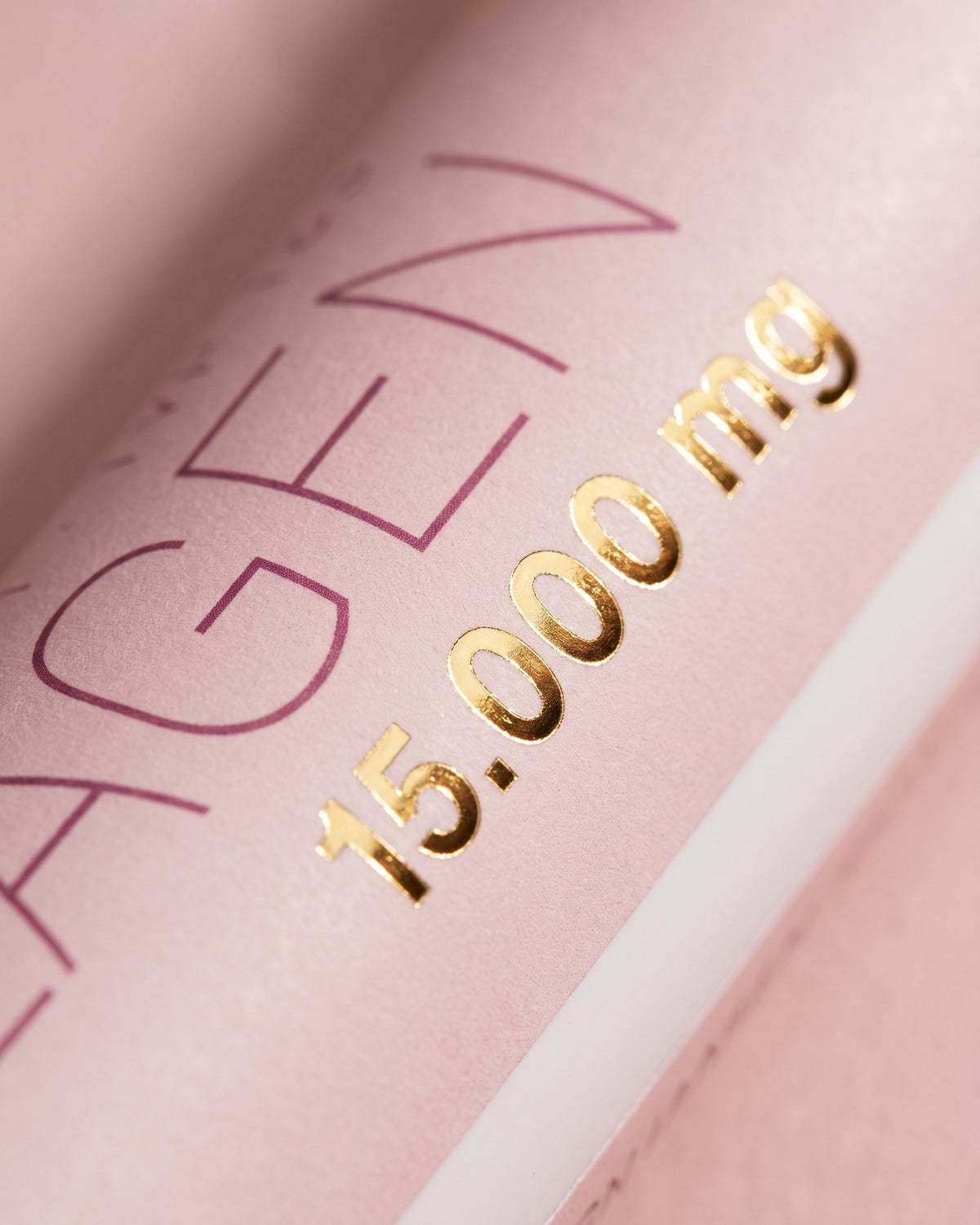 Detail: 15.000 mg Kollagen auf der SKIN° Box